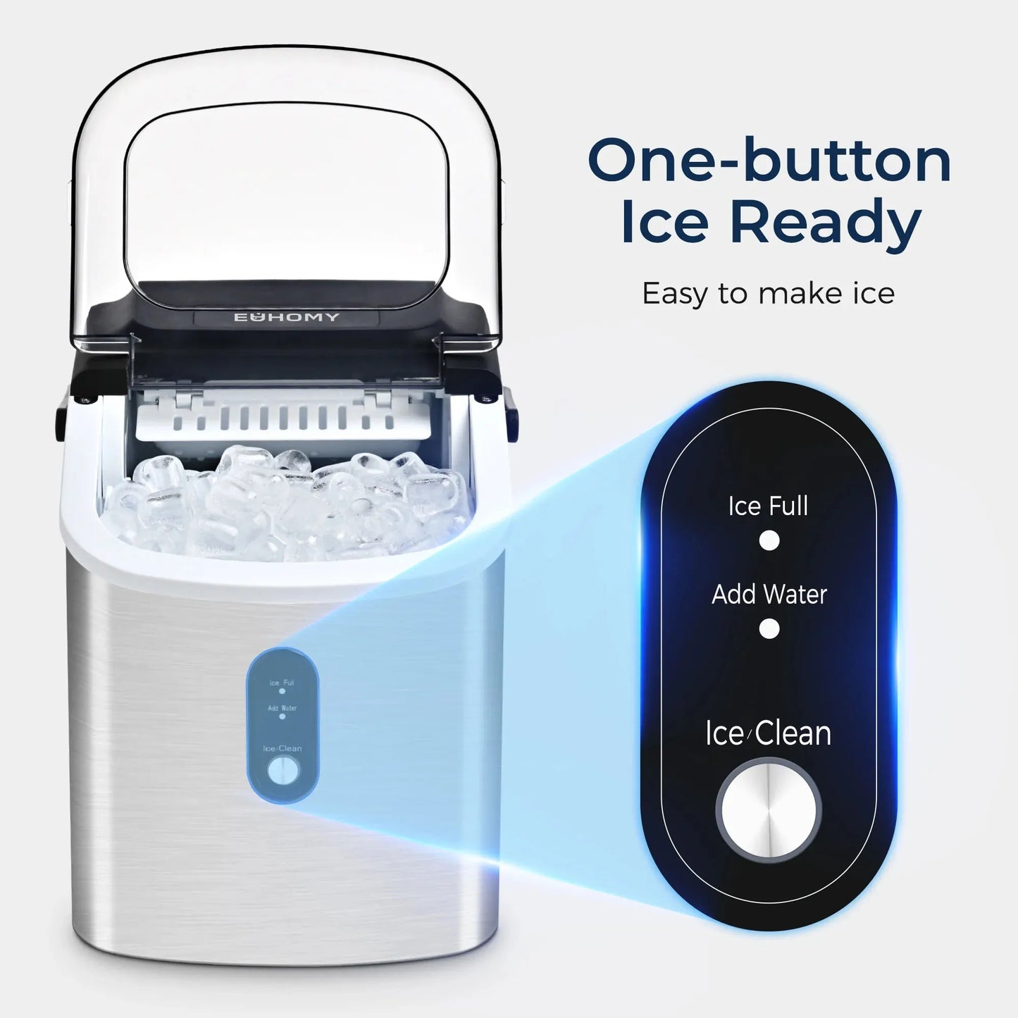 Countertop Ice Maker Machine with Handle