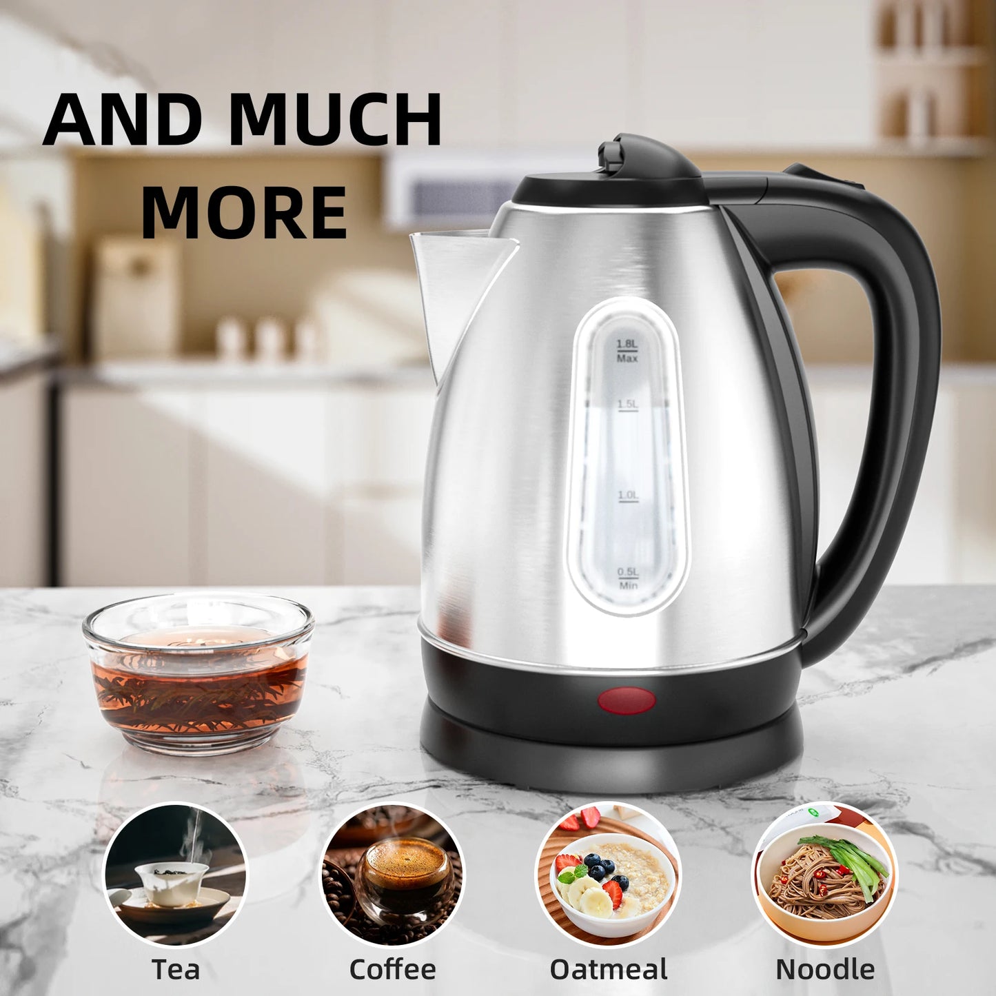 Electric Kettle, 8 cup capacity