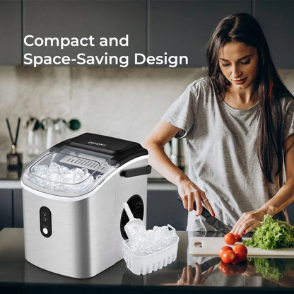 Countertop Ice Maker Machine with Handle