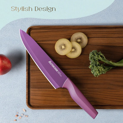 12 Pcs Color-Coded Kitchen Knives Set