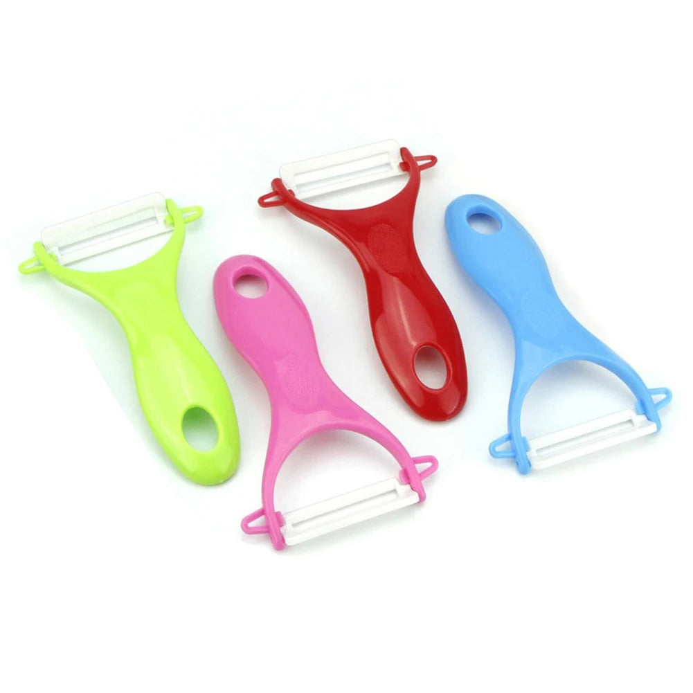 4PCS Vegetable Fruit Peeler, Random Color