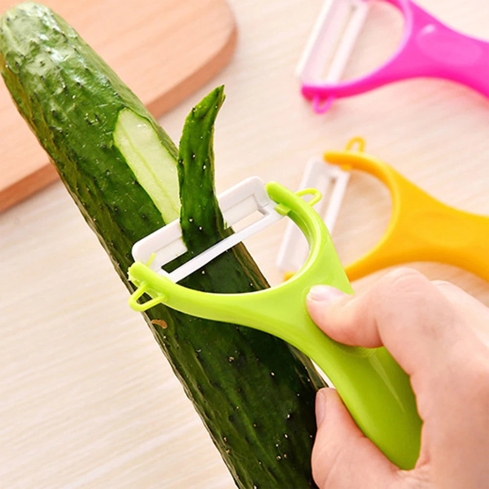 4PCS Vegetable Fruit Peeler, Random Color