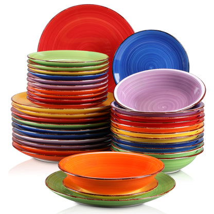 Mix-Color 18/36 Piece Dinnerware Set