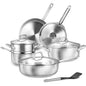 Stainless Steel Cookware Set 10pcs