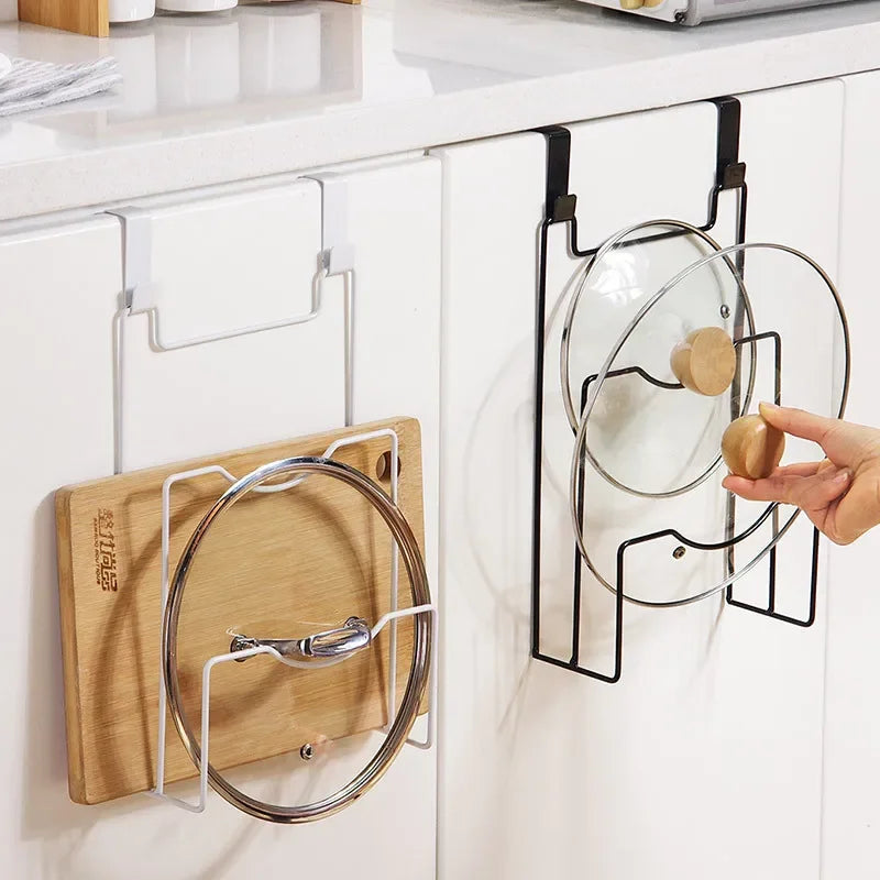 Hanging Pot Lid Rack for Door