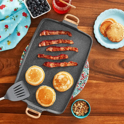 Cast Aluminum Double Griddle 12x18