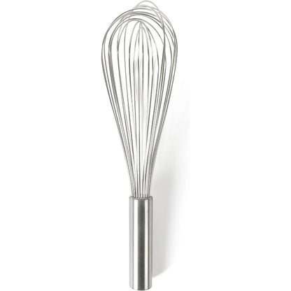 12" Stainless Steel Balloon Whisk - Satin Finish