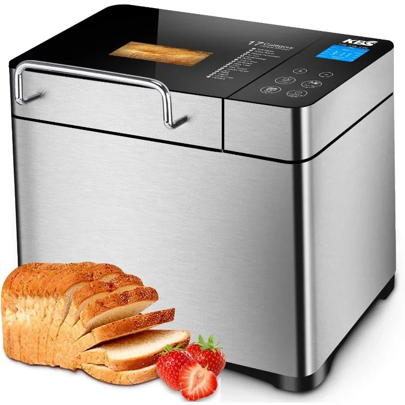 Bread Machine, 2LB 17-in-1 Programmable,  with Dispenser