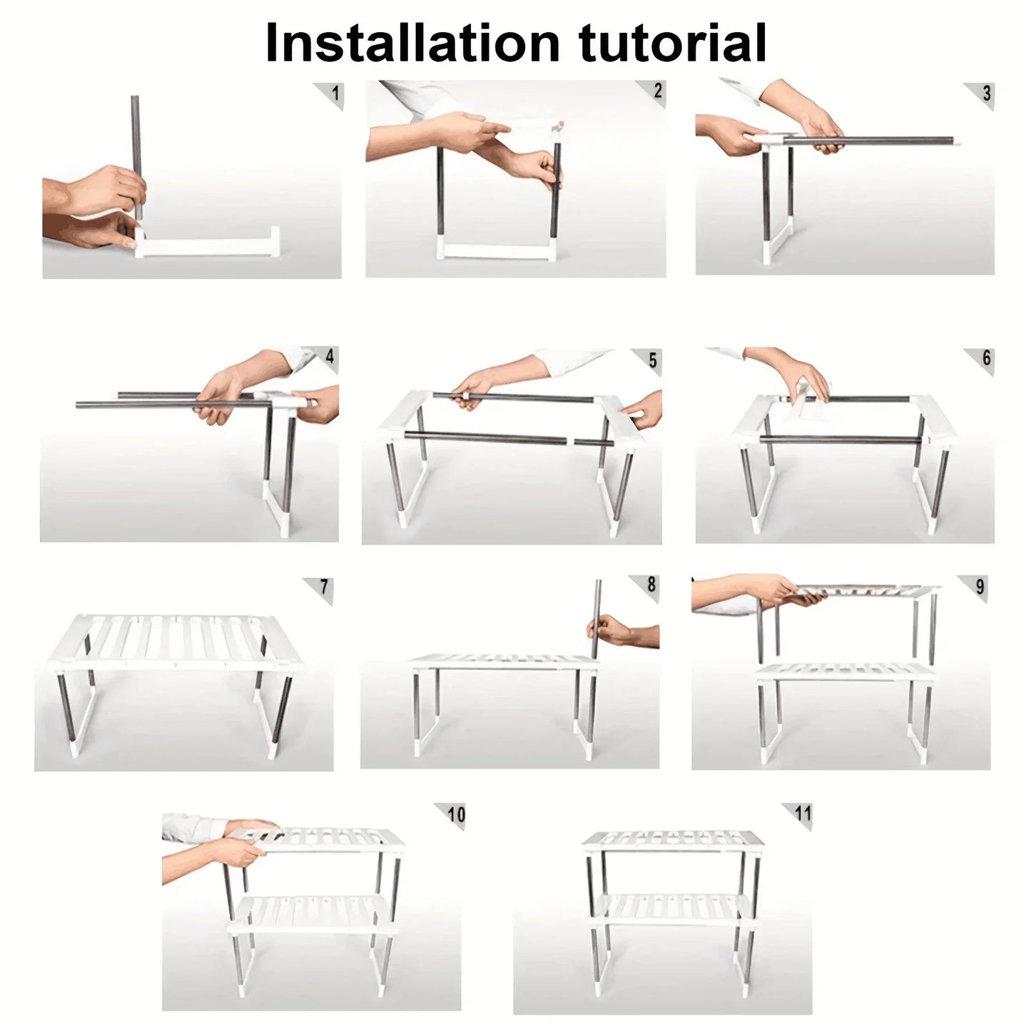 Cabinet Organizer Shelves, 1 or 2 shelves