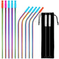 10Pcs 20Pcs 50Pcs Stainless Steel Straws Uten