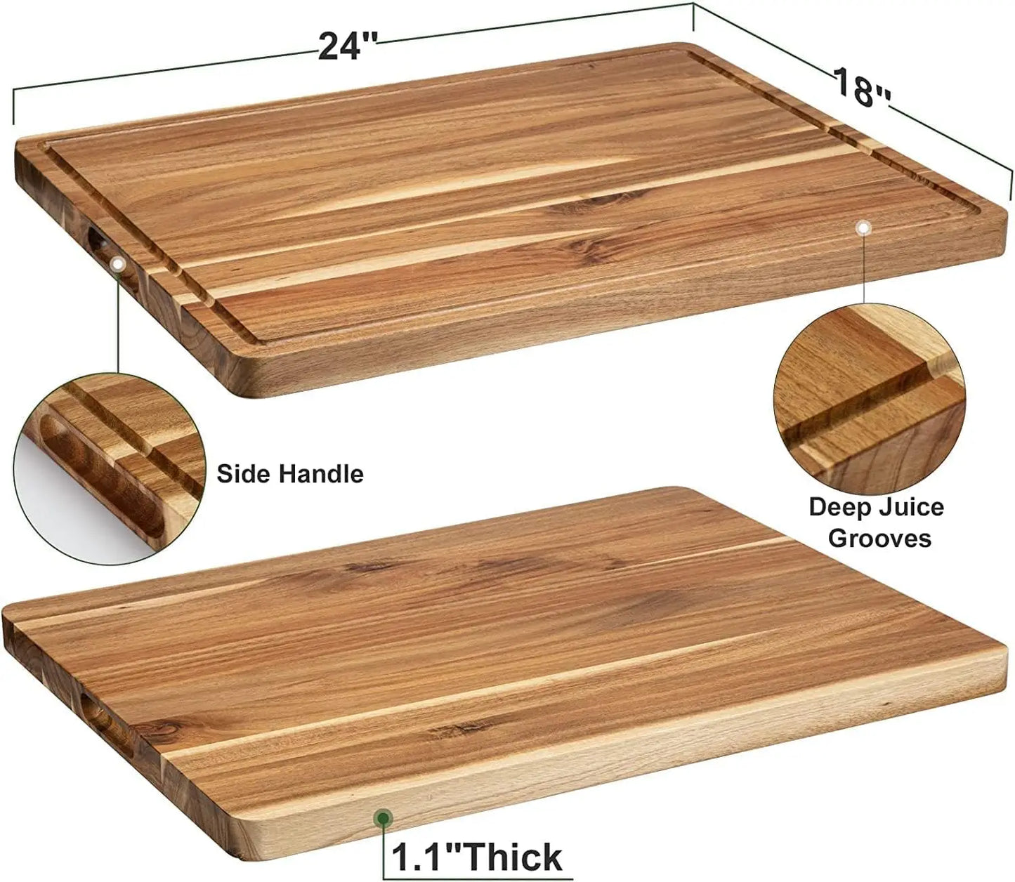 Wooden Cutting Board, 2 sizes