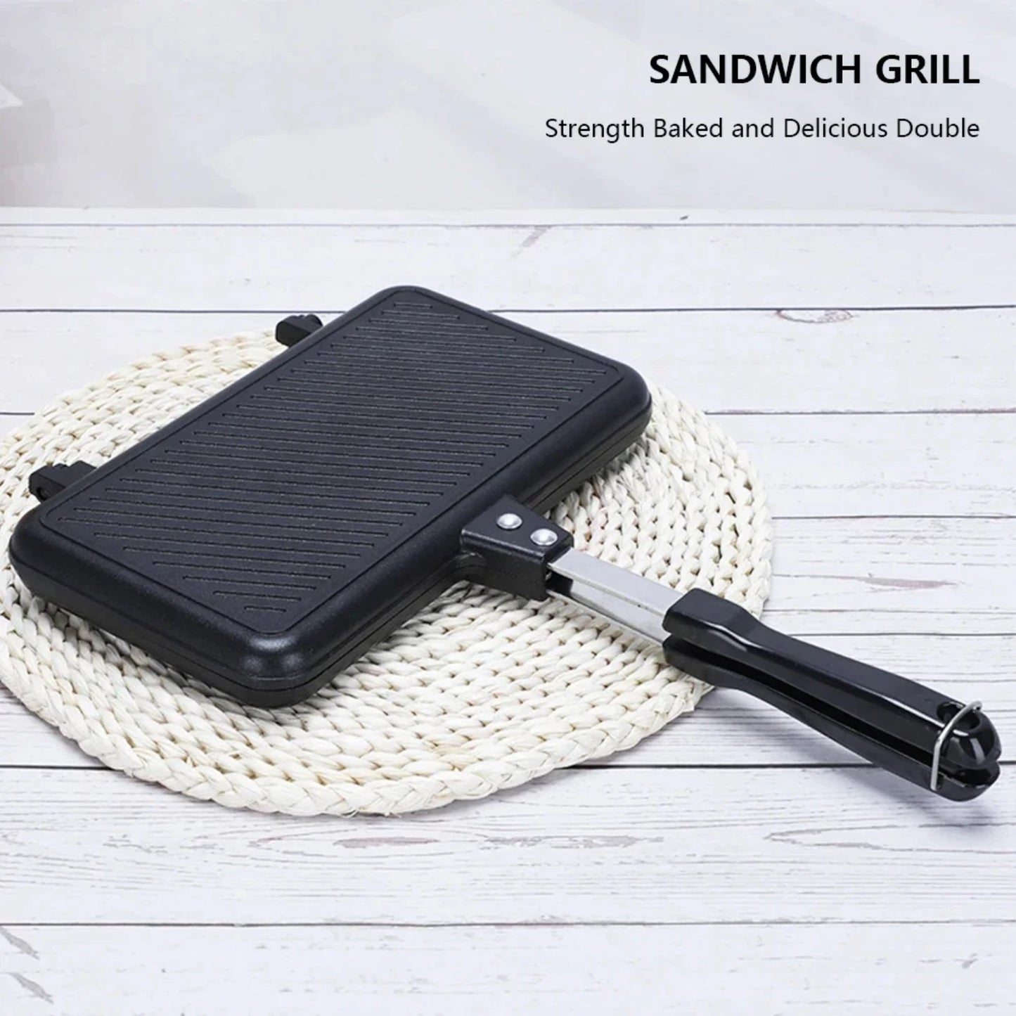 Portable Double Side Sandwich Baking Pan