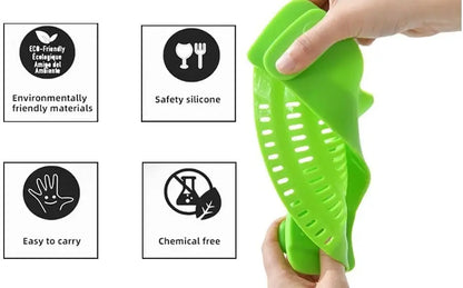 Silicone Pasta Strainer Clip-On