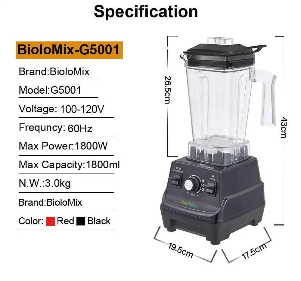 Mini Pro Professional-Grade Blender, 2 colors