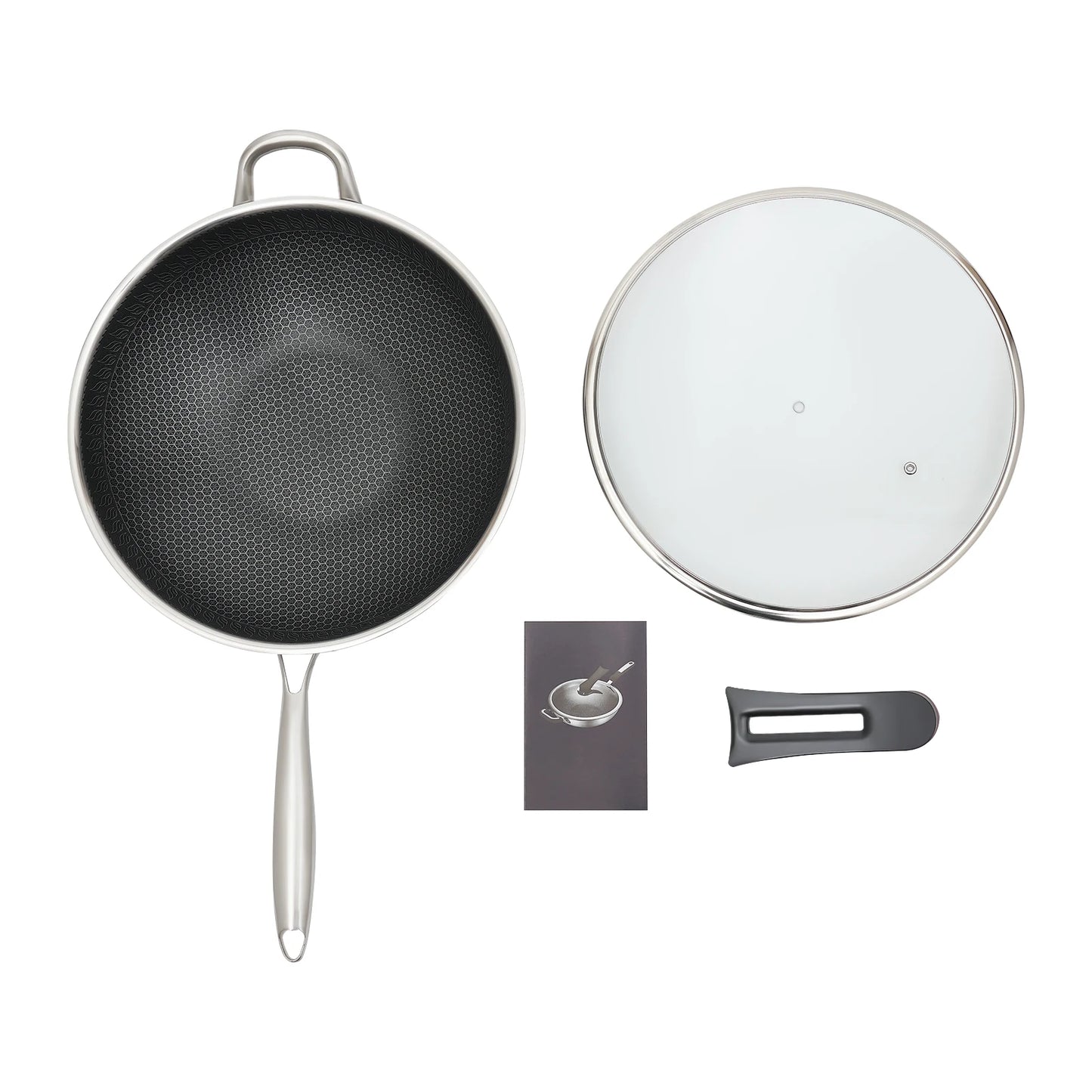 13.4" Stir Fry Pan with Lid