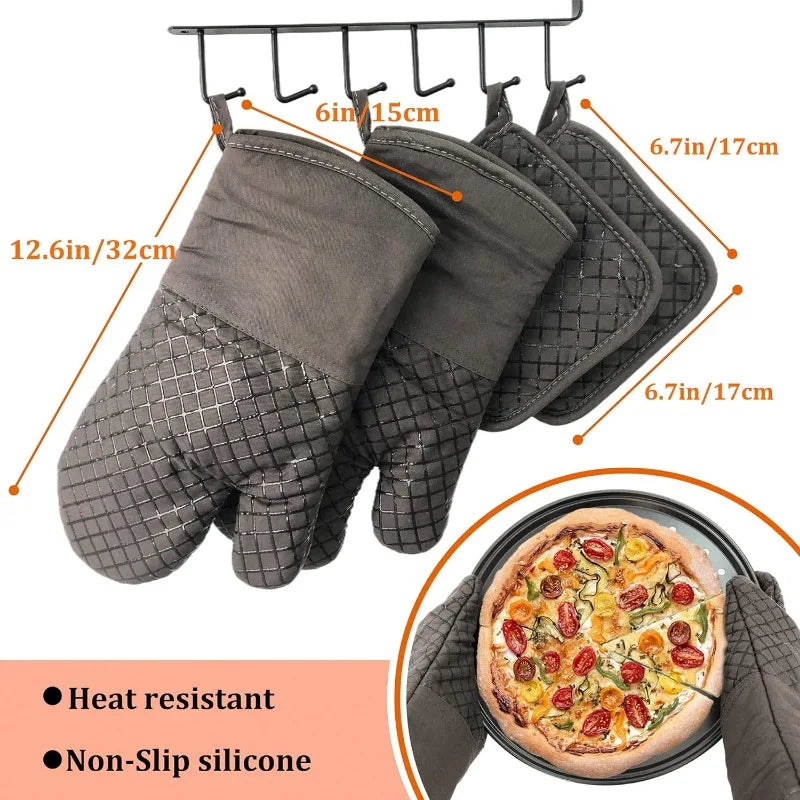 Mitts and Pot Holders, High Heat Resistant