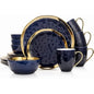 Porcelain 16 Piece Dinnerware Set, 4 colors