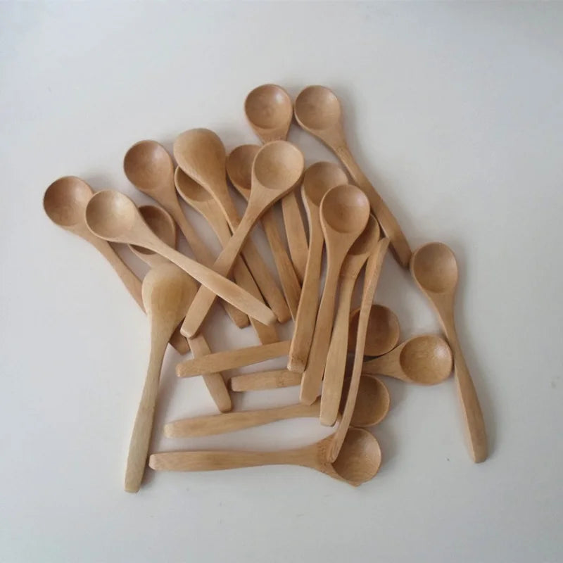 10Pcs/Set 5.1inch Wooden Spoons