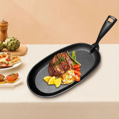 Cast Iron 10.6 X 6.89in Sizzler Pan