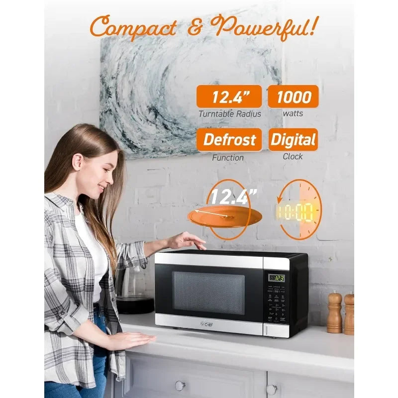 1.1 Cu Ft Microwave, 10 Power Levels, 3 colors