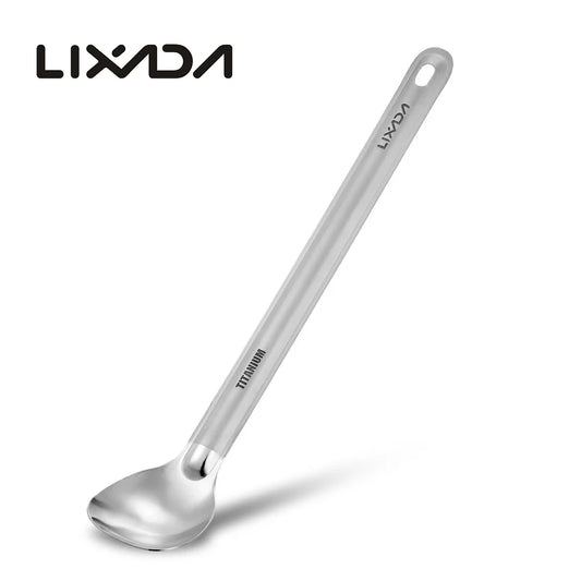 Long Handle Spoon with Polished Bowl