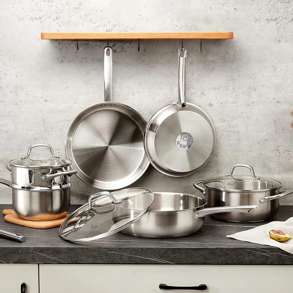 Stainless Steel Cookware Set 10pcs