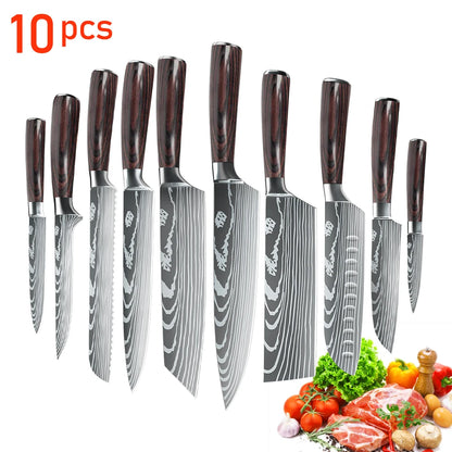 1-10PCS Professional Knives