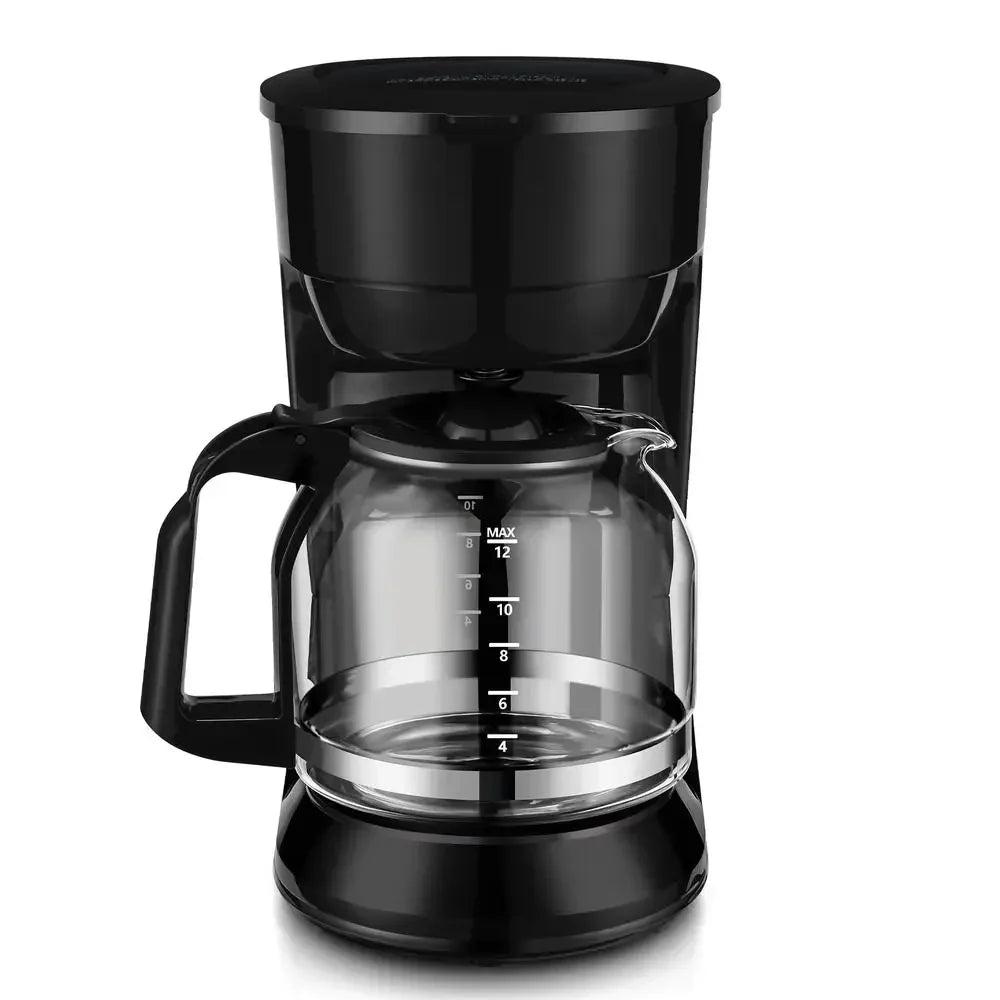 Black 12-Cup Coffee Maker Auto Keep Warm