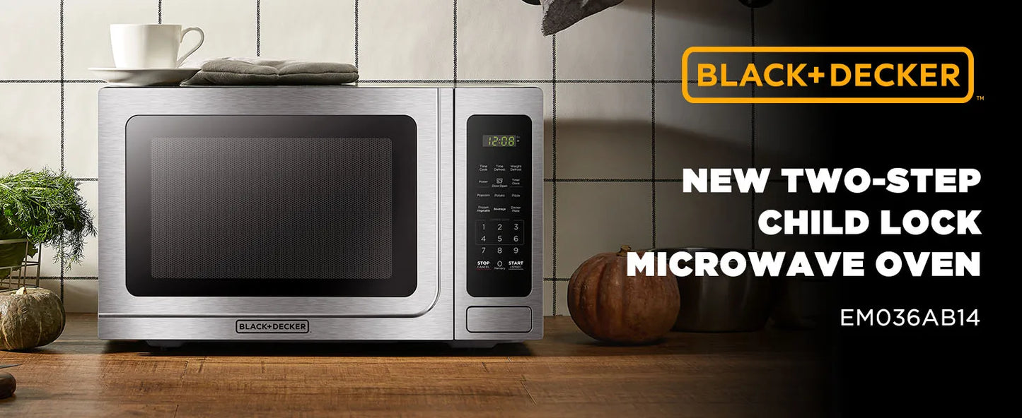 BLACK+DECKER Digital Microwave, 1.4 Cu.ft