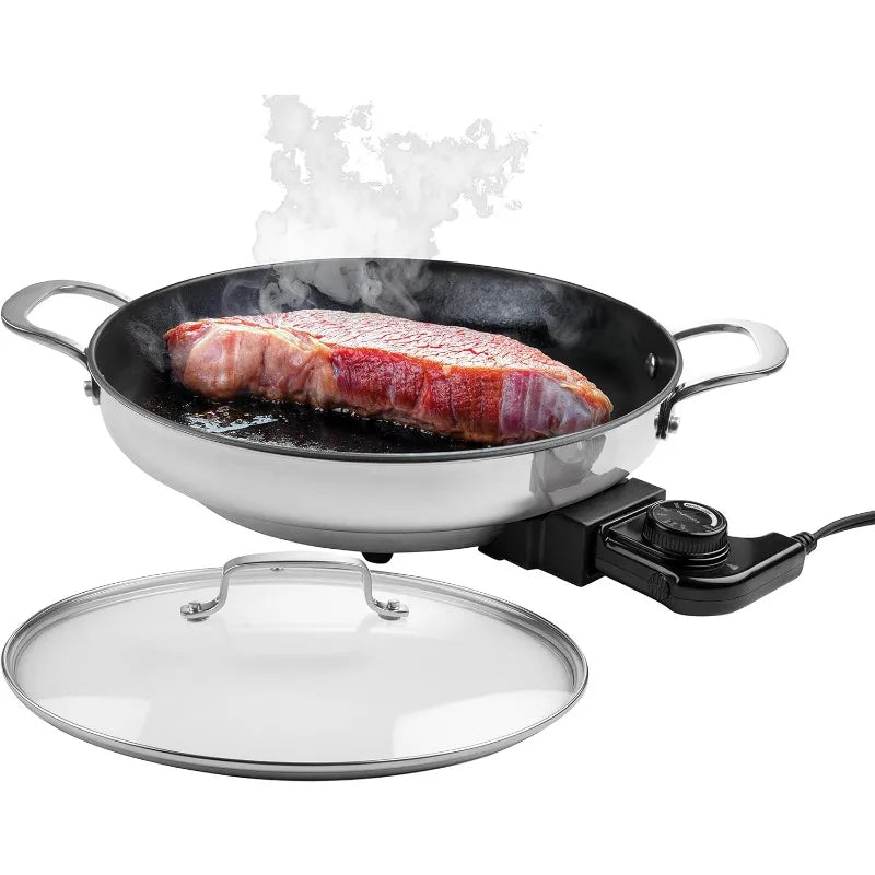 12" Round Electric Skillet