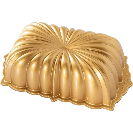 Gold & Classic, Fluted Loaf Pan, 6 Cup