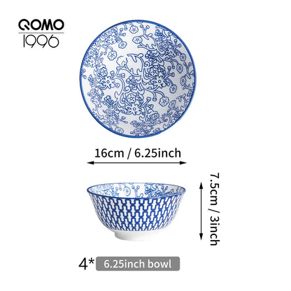 4/6 Pieces Ceramic Bowl Set