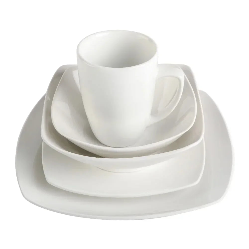 Square 40-Piece Dinnerware Set