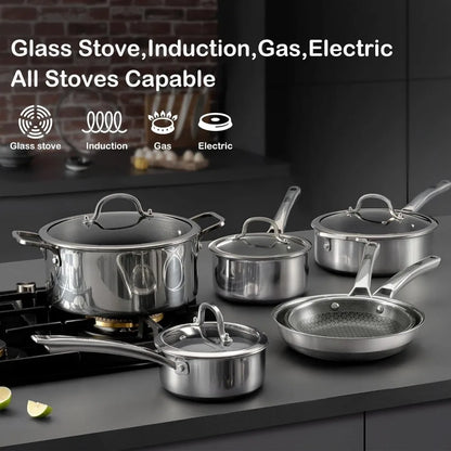 10 Pcs Cookware Set