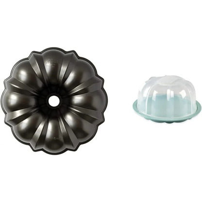 Bundt Pan and Translucent Bundt Cake Keeper