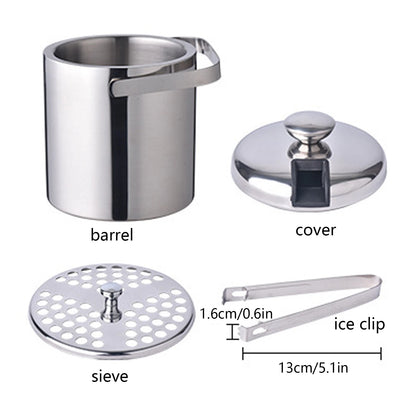 Double-Wall Insulated Ice Bucket