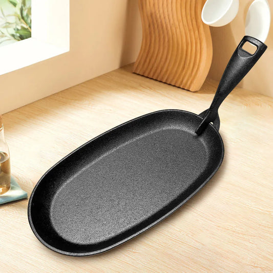 Cast Iron 10.6 X 6.89in Sizzler Pan