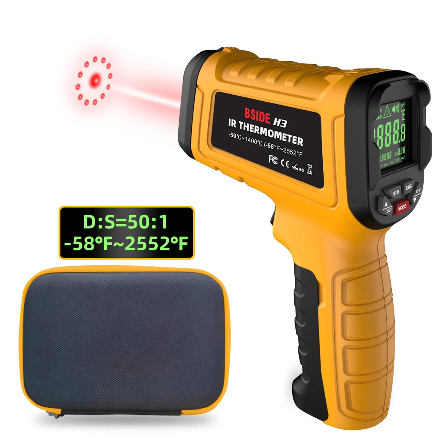 Infrared Laser Thermometer-50°C~1400℃