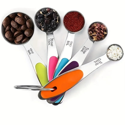 Stainless Steel Measuring Cups & Spoons Set