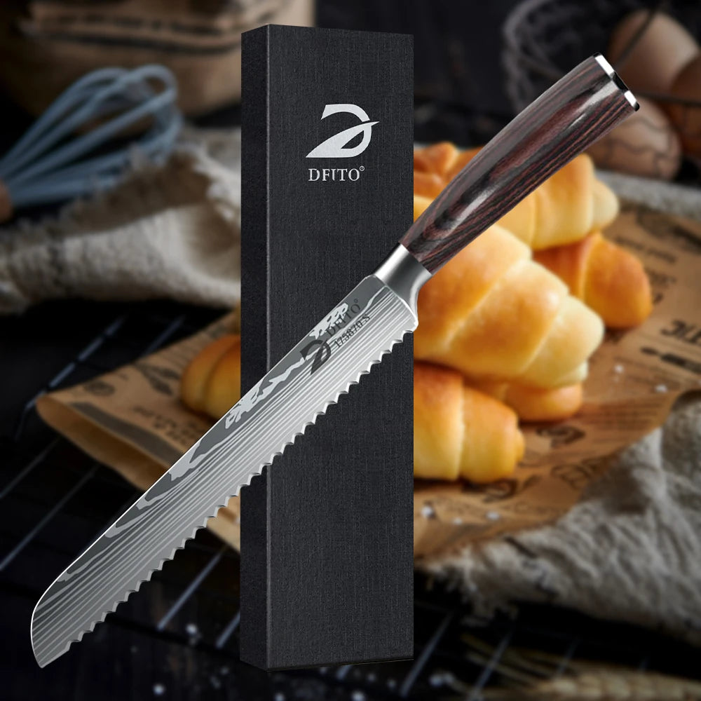 8-inch Kitchen Bread Knife Serrated