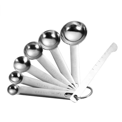 4pc/7pc Stainless Steel Measuring Spoons Set