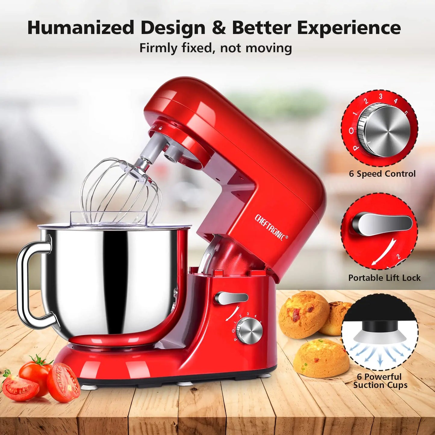 6 Speed Stand Mixer