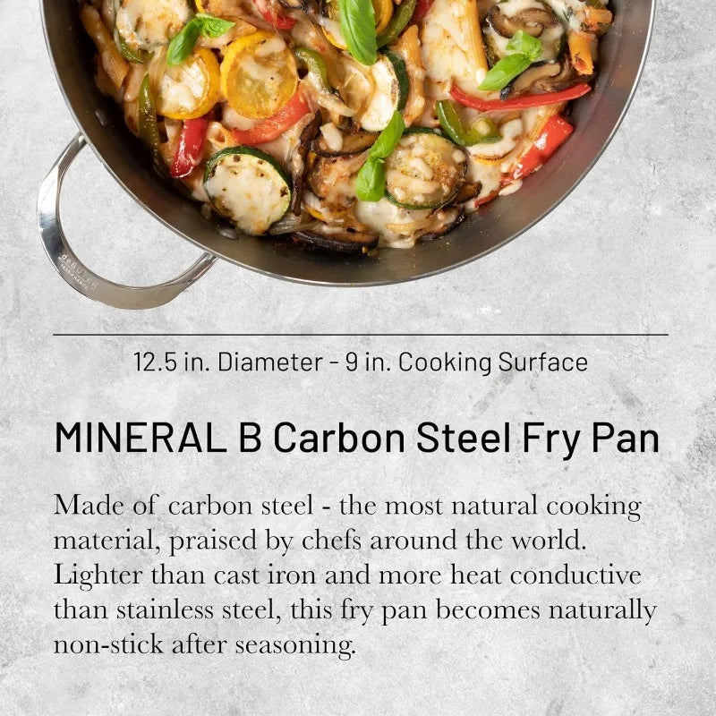 Carbon Steel Fry Pan - 4 sizes