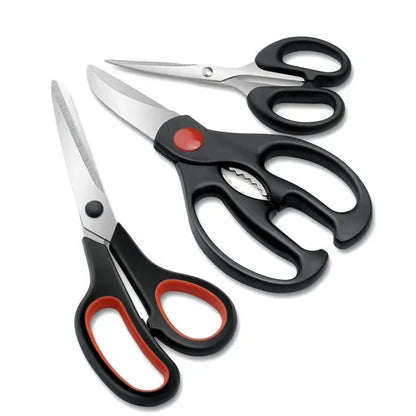 Multi-functional stainless steel household scissors