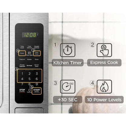 BLACK+DECKER Digital Microwave, 1.4 Cu.ft