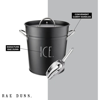 Ice Bucket with Scoop -4 Qt., 5 colors