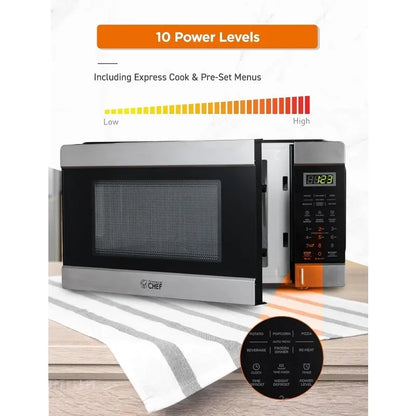 1.1 Cu Ft Microwave, 10 Power Levels, 3 colors