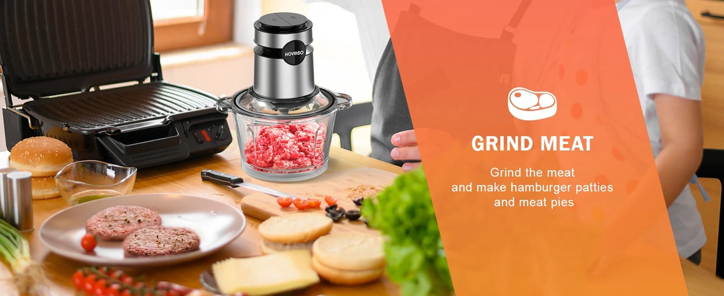 500W Electric Food Processor