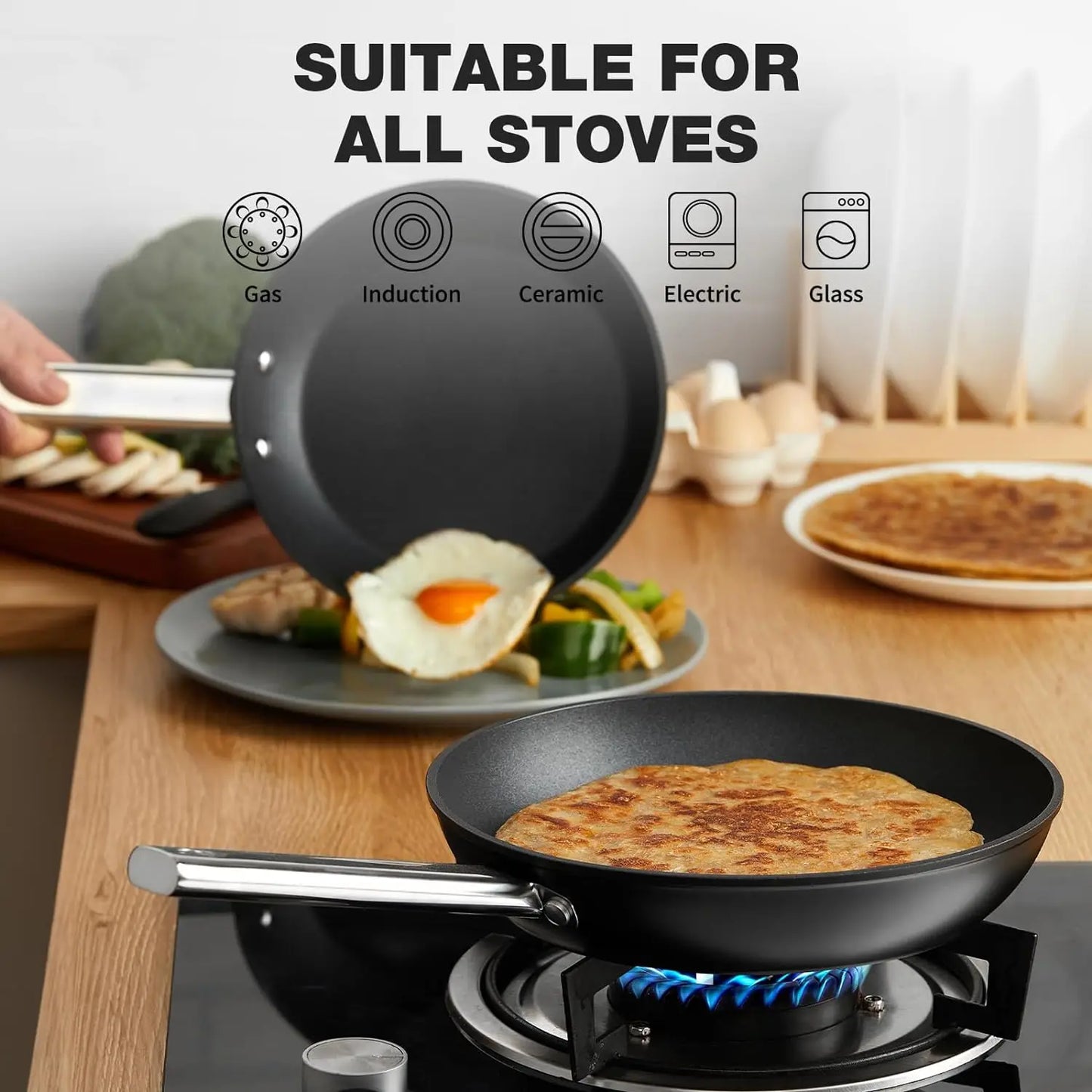 8/9.5 Inch Non-Stick Frying Pan