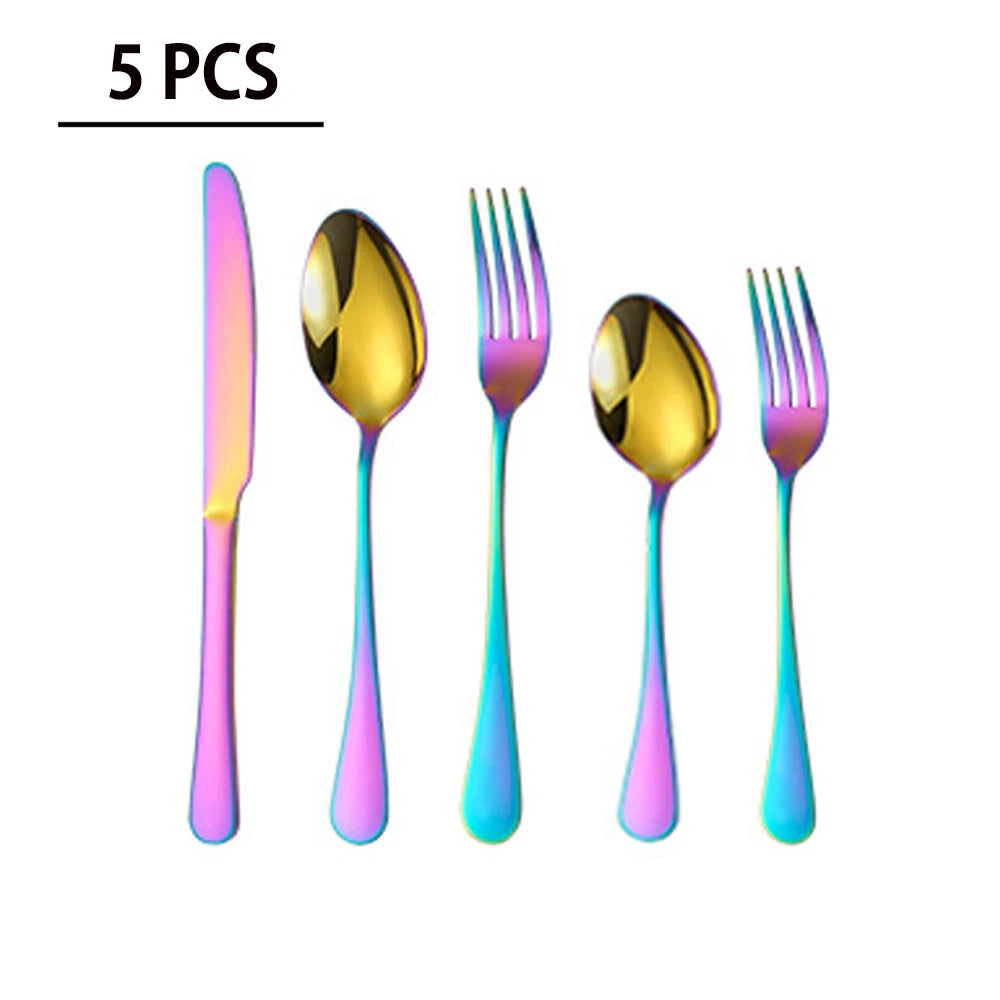 5/10/20 pcs Flatware Set, 4 colors